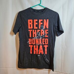 Xersion Basketball Graphic T-Shirt‎ Been There Dunked That Gray L